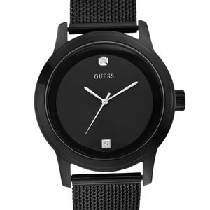 NEW Guess Watch with Diamonds, Black Stainless